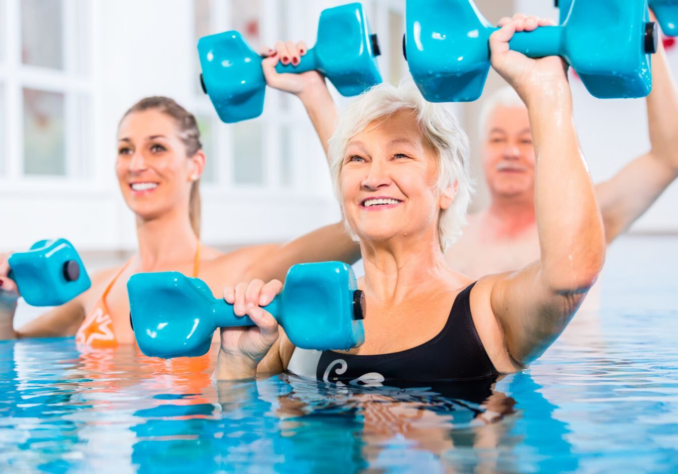 aquatic therapy group session